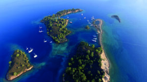 Schöne Ankerbuchten in der Türkei beim Segeln ab Göcek